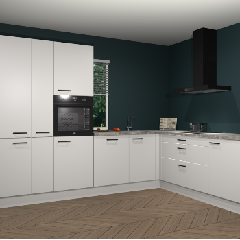 Zijdegrijze keuken India 51175