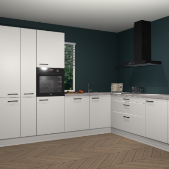 Zijdegrijze keuken India 51181