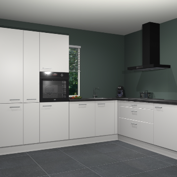 Zijdegrijze keuken India 51185