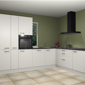 Zijdegrijze keuken India 51188