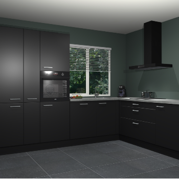 Zwarte keuken India 51412