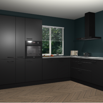 Zwarte keuken India 51414