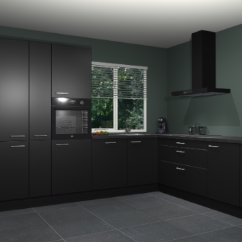 Zwarte keuken India 51446