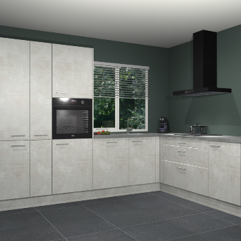 Beton Opaal keuken India 51590