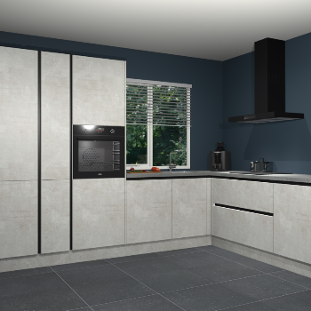 Beton Opaal greeploze keuken India 51594