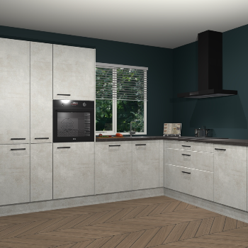 Beton Opaal keuken India 51598