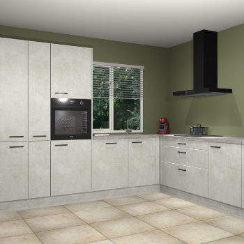 Beton Opaal keuken India 51611