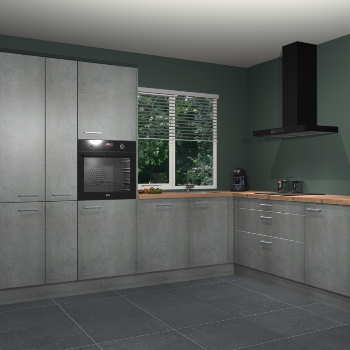 Beton Parelgrijs keuken India 51677