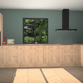 Madera natuur keuken Lille 52519