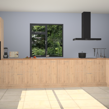 Madera natuur keuken Lille 52520