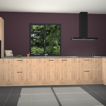 Madera natuur keuken Lille 52529
