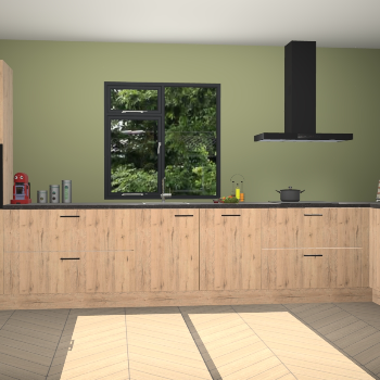 Madera natuur keuken Lille 52534