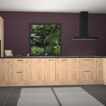 Madera natuur keuken Lille 52535