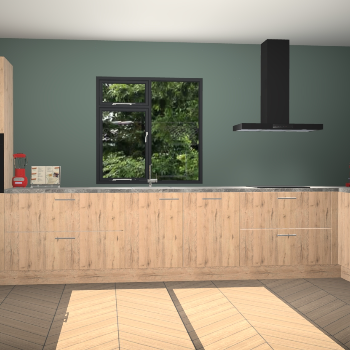 Madera natuur keuken Lille 52537