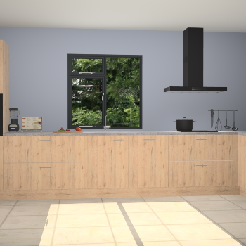 Madera natuur keuken Lille 52544
