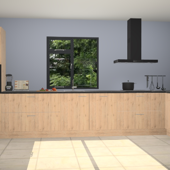 Madera natuur keuken Lille 52550