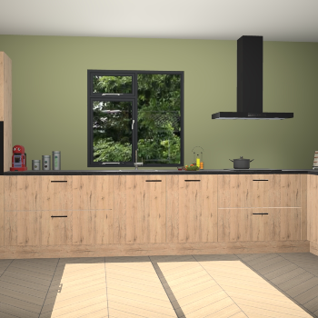 Madera natuur keuken Lille 52552