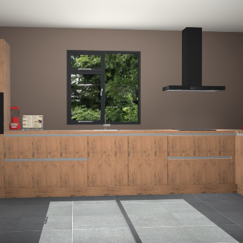 Astoria eiken greeploze keuken Lille 52589