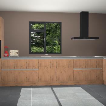 Astoria eiken greeploze keuken Lille 52625