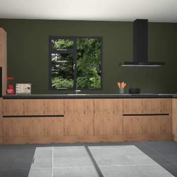 Astoria eiken greeploze keuken Lille 52634