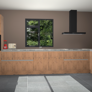 Astoria eiken greeploze keuken Lille 52637