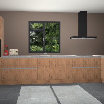 Astoria eiken greeploze keuken Lille 52643