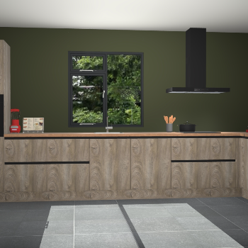 Cantaro eiken greeploze keuken Lille 52688