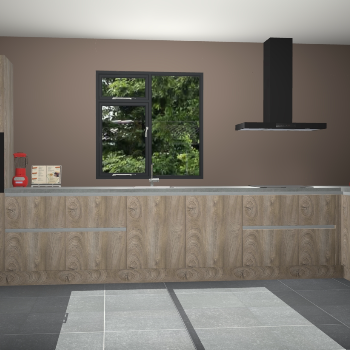 Cantaro eiken greeploze keuken Lille 52691