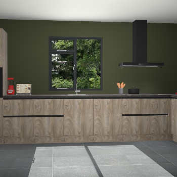 Cantaro eiken greeploze keuken Lille 52700