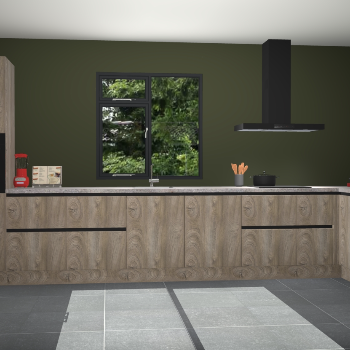 Cantaro eiken greeploze keuken Lille 52712