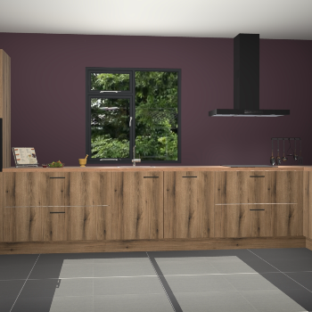 Goud eiken keuken Lille 53049