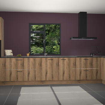 Goud eiken keuken Lille 53069