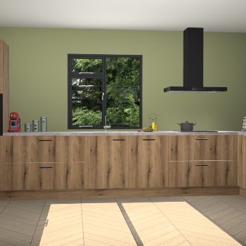 Goud eiken keuken Lille 53080