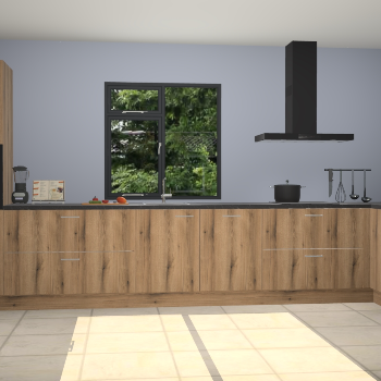 Goud eiken keuken Lille 53084