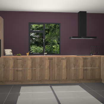 Chocolade eiken keuken Lille 53101