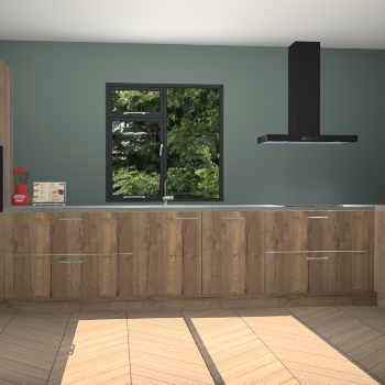 Chocolade eiken keuken Lille 53104