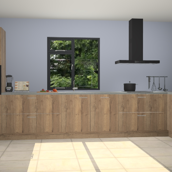 Chocolade eiken keuken Lille 53105