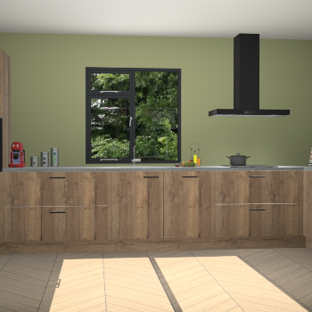 Chocolade eiken keuken Lille 53107