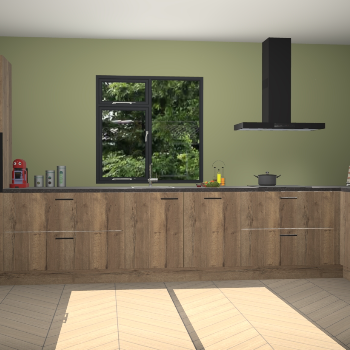 Chocolade eiken keuken Lille 53113