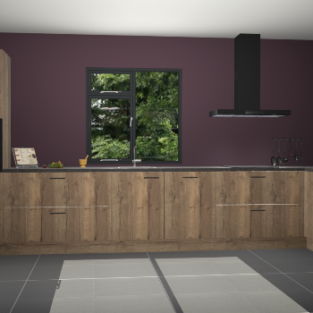 Chocolade eiken keuken Lille 53114