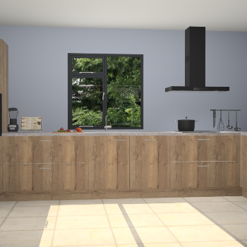 Chocolade eiken keuken Lille 53123