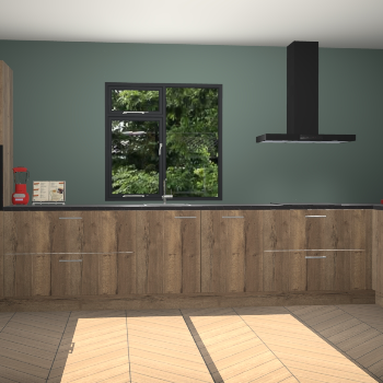 Chocolade eiken keuken Lille 53128