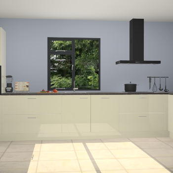 Magnolia hoogglans keuken Lille 53465