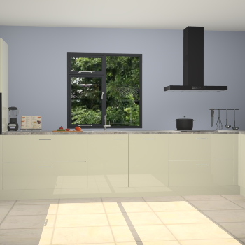 Magnolia hoogglans keuken Lille 53471