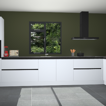 Sneeuwwitte greeploze keuken Lille 53601