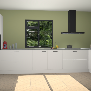 Zijdegrijze keuken Lille 53687