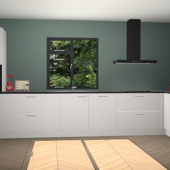 Zijdegrijze keuken Lille 53708