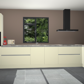 Magnolia greeploze keuken Lille 53772