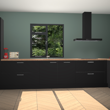 Zwarte keuken Lille 53819