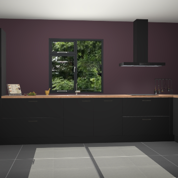 Zwarte keuken Lille 53823